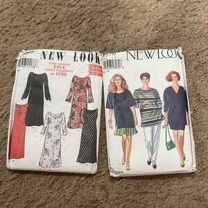 Vintage 1990’s new look sewing patters